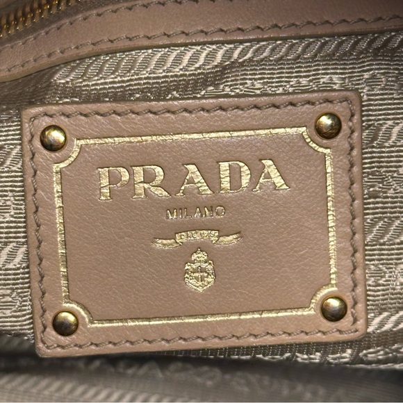 Prada Nappa Leather Drawstring Tote - Picture 12 of 14